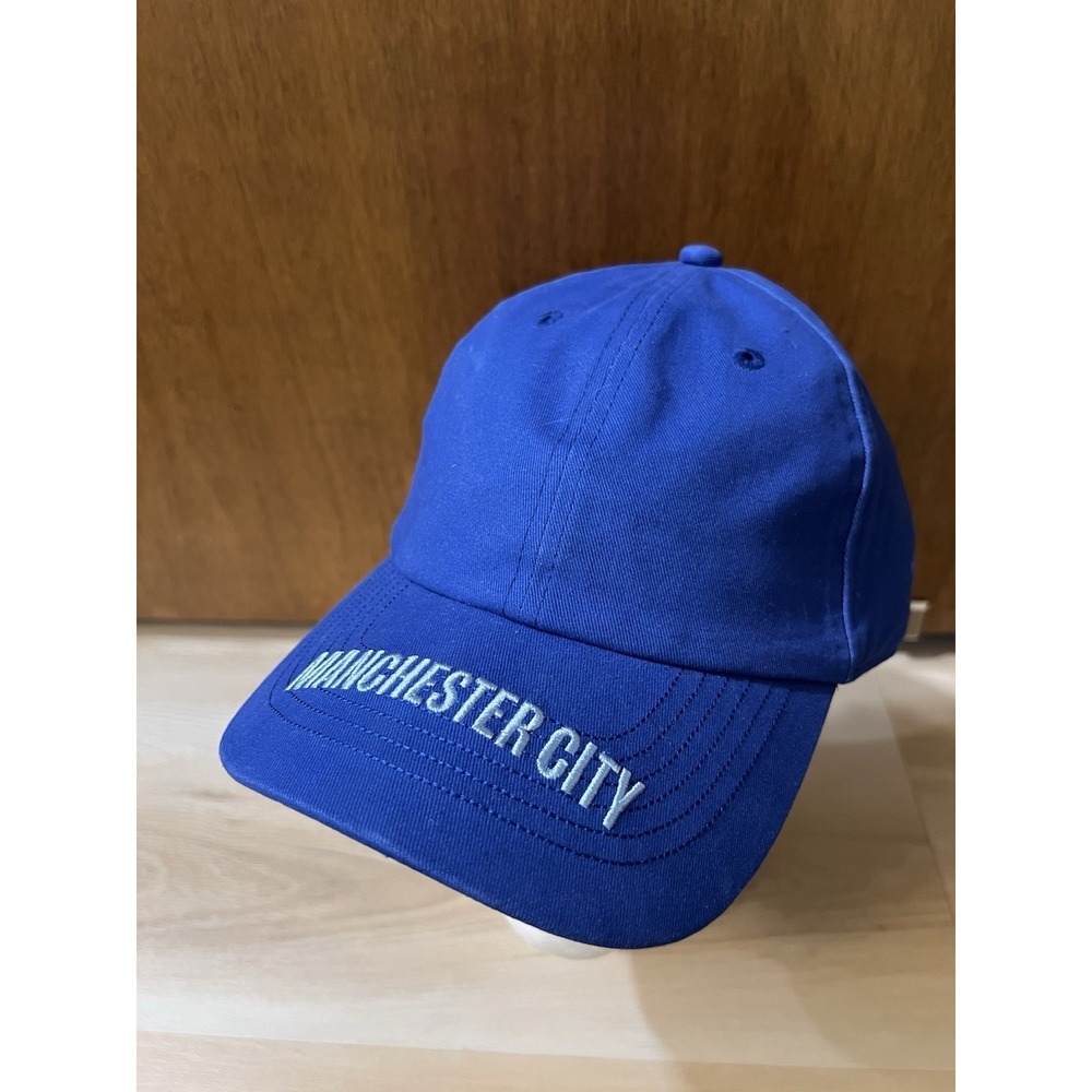 Manchester City Hat Strap Back Blue Adjustable Baseball Cap Official Soccer